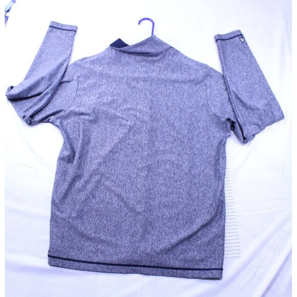 Antigua Mens PGA 1916 Quarter-Zip Pullover Shirt L Blue Polyester/Spandex - Picture 9 of 9